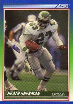 #398 Heath Sherman - Philadelphia Eagles - 1990 Score Football