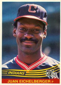#398 Juan Eichelberger - Cleveland Indians - 1984 Donruss Baseball