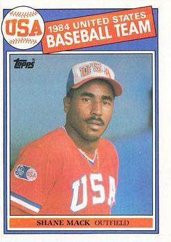 #398 Shane Mack - USA - 1985 Topps Baseball