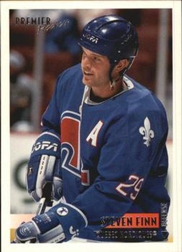 #398 Steven Finn - Quebec Nordiques - 1994-95 Topps Premier Hockey