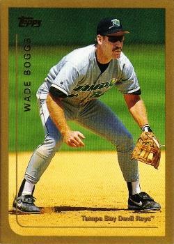 #398 Wade Boggs - Tampa Bay Devil Rays - 1999 Topps Baseball