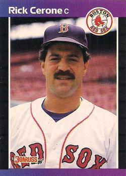 #398 Rick Cerone - Boston Red Sox - 1989 Donruss Baseball