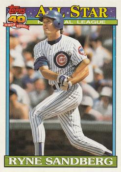 #398 Ryne Sandberg - Chicago Cubs - 1991 O-Pee-Chee Baseball