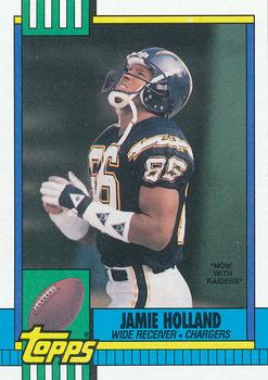 #398 Jamie Holland - San Diego Chargers - 1990 Topps Football
