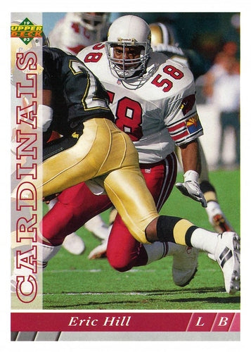 #398 Eric Hill - Phoenix Cardinals - 1993 Upper Deck Football