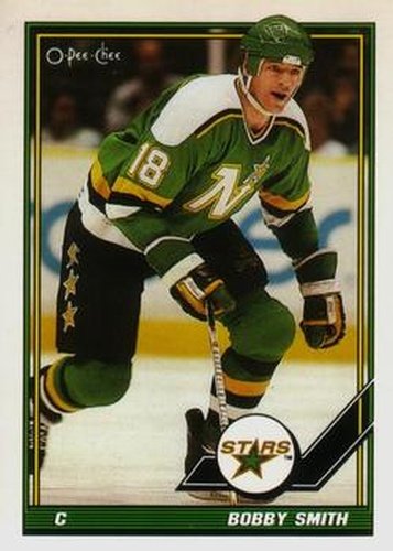 #398 Bobby Smith - Minnesota North Stars - 1991-92 O-Pee-Chee Hockey