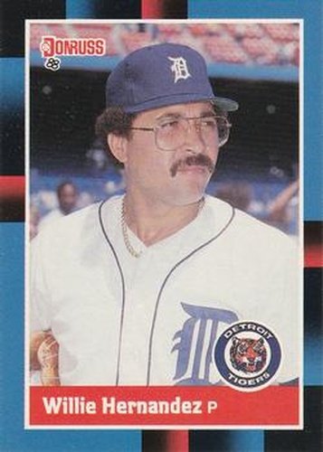 #398 Willie Hernandez - Detroit Tigers - 1988 Donruss Baseball