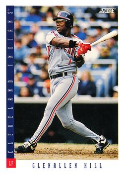 #398 Glenallen Hill - Cleveland Indians - 1993 Score Baseball