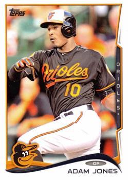 #398b Adam Jones - Baltimore Orioles - 2014 Topps Baseball