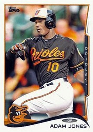 #398c Adam Jones - Baltimore Orioles - 2014 Topps Baseball