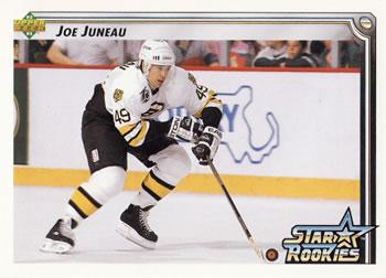 #399 Joe Juneau - Boston Bruins - 1992-93 Upper Deck Hockey