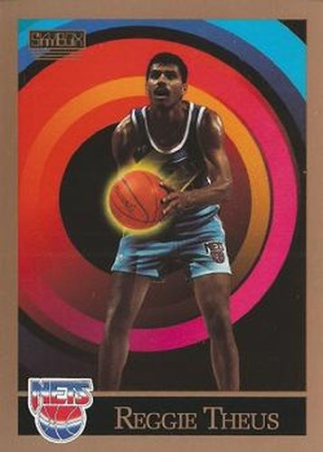 #399 Reggie Theus - New Jersey Nets - 1990-91 SkyBox Basketball