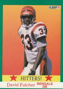 #399 David Fulcher - Cincinnati Bengals - 1991 Fleer Football