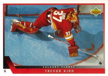 #399 Trevor Kidd - Calgary Flames - 1993-94 Upper Deck Hockey