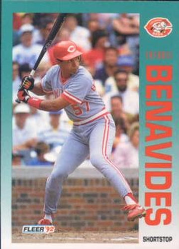#399 Freddie Benavides - Cincinnati Reds - 1992 Fleer Baseball