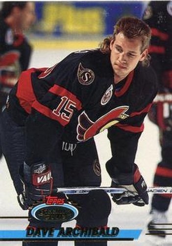 #399 Dave Archibald - Ottawa Senators - 1993-94 Stadium Club Hockey