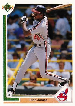 #399 Dion James - Cleveland Indians - 1991 Upper Deck Baseball
