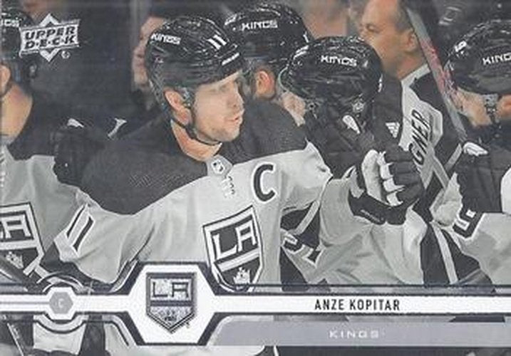 #399 Anze Kopitar - Los Angeles Kings - 2019-20 Upper Deck Hockey