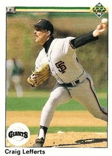 #399 Craig Lefferts - San Francisco Giants - 1990 Upper Deck Baseball