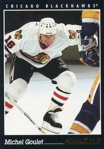 #399 Michel Goulet - Chicago Blackhawks - 1993-94 Pinnacle Hockey