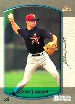 #399 Adam Everett - Houston Astros - 2000 Bowman Baseball