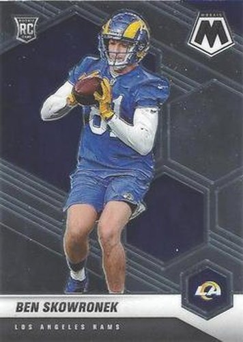 #399 Ben Skowronek - Los Angeles Rams - 2021 Panini Mosaic Football