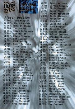 #399 Checklist: 201-345 - 1995-96 Ultra Hockey