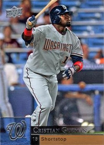 #399 Cristian Guzman - Washington Nationals - 2009 Upper Deck Baseball