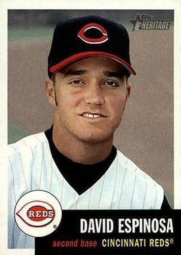 #399 David Espinosa - Cincinnati Reds - 2002 Topps Heritage Baseball
