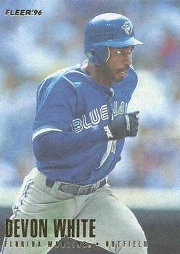 #399 Devon White - Florida Marlins - 1996 Fleer Baseball