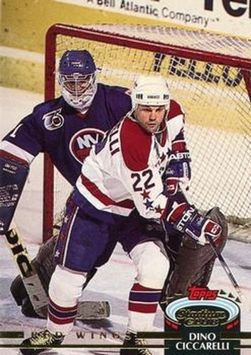 #399 Dino Ciccarelli - Detroit Red Wings - 1992-93 Stadium Club Hockey