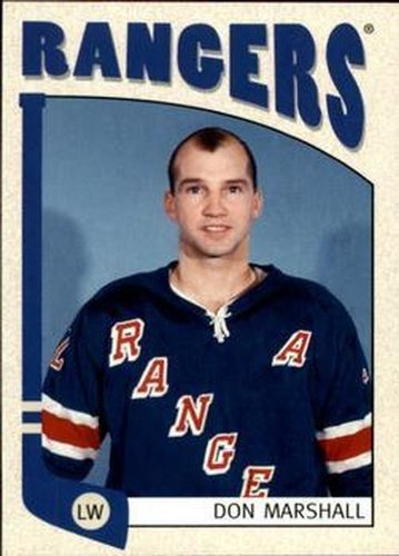 #399 Don Marshall - New York Rangers - 2004-05 In The Game Franchises US East Hockey