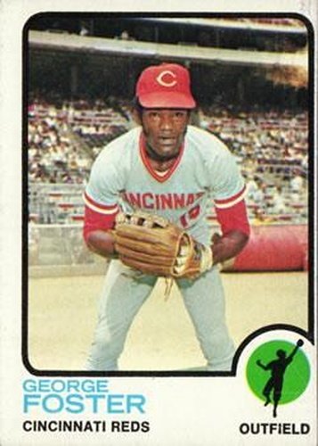 #399 George Foster - Cincinnati Reds - 1973 Topps Baseball