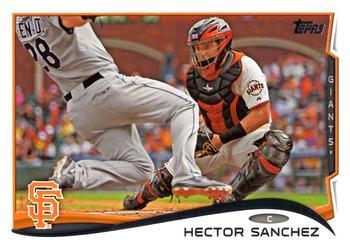 #399 Hector Sanchez - San Francisco Giants - 2014 Topps Baseball