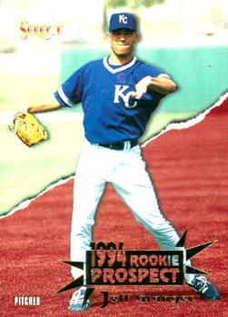 #399 Jeff Granger - Kansas City Royals - 1994 Select Baseball