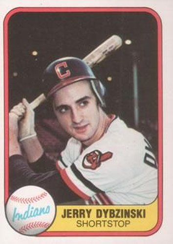 #399 Jerry Dybzinski - Cleveland Indians - 1981 Fleer Baseball