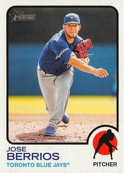 #399 Jose Berrios - Toronto Blue Jays - 2022 Topps Heritage Baseball