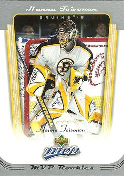 #399 Hannu Toivonen - Boston Bruins - 2005-06 Upper Deck MVP Hockey