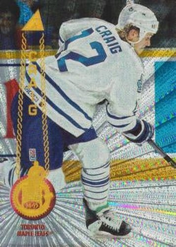 #399 Mike Craig - Toronto Maple Leafs - 1994-95 Pinnacle Hockey - Rink Collection