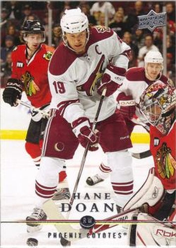 #399 Shane Doan - Phoenix Coyotes - 2008-09 Upper Deck Hockey