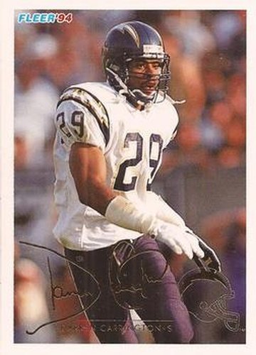 #399 Darren Carrington - San Diego Chargers - 1994 Fleer Football