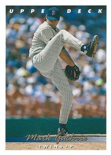 #399 Mark Guthrie - Minnesota Twins - 1993 Upper Deck Baseball