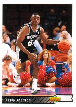 #399 Avery Johnson - San Antonio Spurs - 1992-93 Upper Deck Basketball