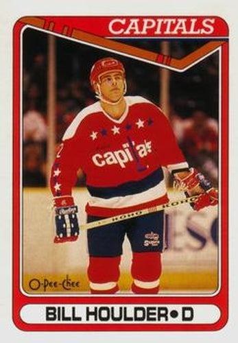 #399 Bill Houlder - Washington Capitals - 1990-91 O-Pee-Chee Hockey