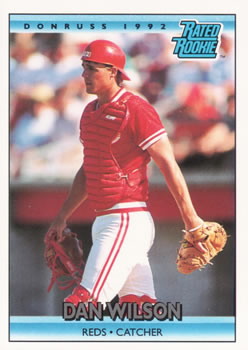 #399 Dan Wilson - Cincinnati Reds - 1992 Donruss Baseball