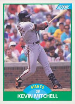 #39 Kevin Mitchell - San Francisco Giants - 1989 Score Baseball