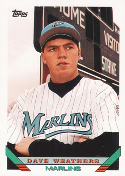 #739 Dave Weathers - Florida Marlins - 1993 Topps Baseball