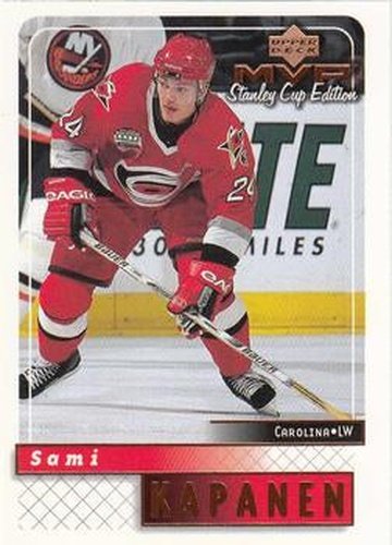 #39 Sami Kapanen - Carolina Hurricanes - 1999-00 Upper Deck MVP Stanley Cup Edition Hockey