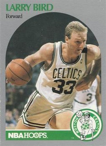 #39 Larry Bird - Boston Celtics - 1990-91 Hoops Basketball