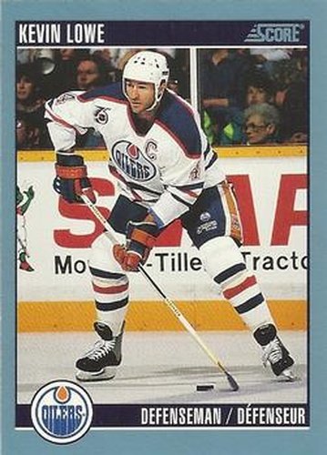 #39 Kevin Lowe - Edmonton Oilers - 1992-93 Score Canadian Hockey
